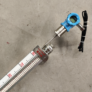 Цифровой магнитный индикатор уровня воды из нержавеющей стали 4-20 мА с RS485